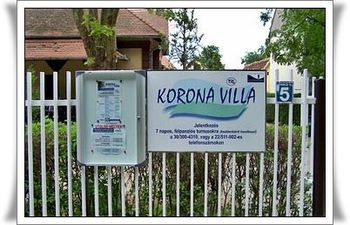 Korona Villa - Balatonvilágos SZÉP Kártya
