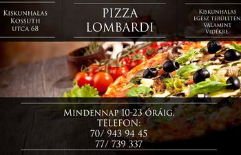Pizza Lombardi - Kiskunhalas SZÉP Kártya