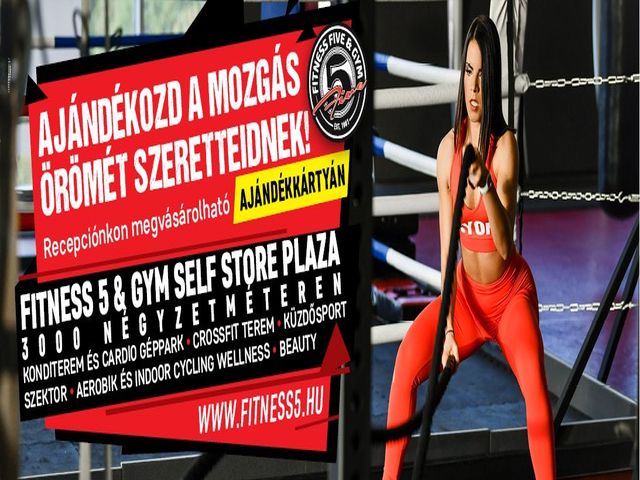 Fitness 5 & Gym Self Store Plaza - Budapest SZÉP Kártya